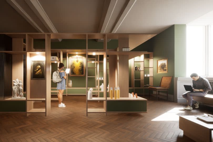 Planned gallery space at the revamped Harris Institute in Preston