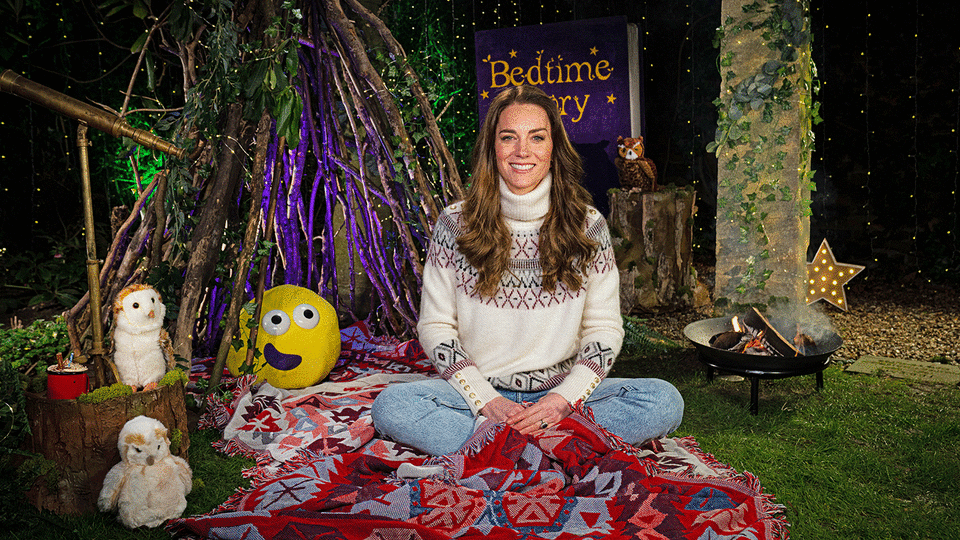 The Duchess of Cambridge read the CBeebies story before bed.  (Kensington Palace/PA Wire)