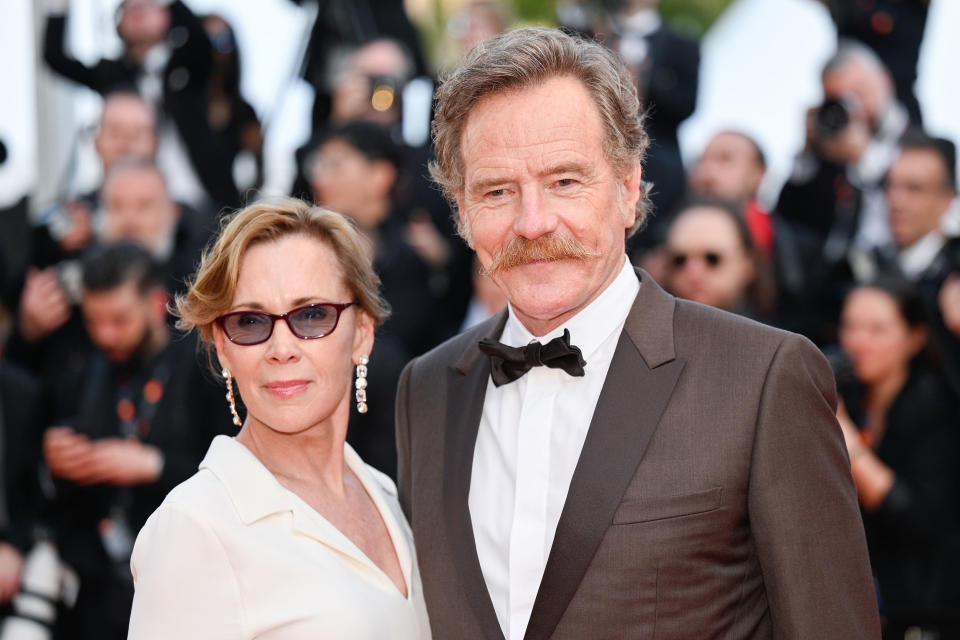 Robin Dearden and Bryan Cranston attends the 