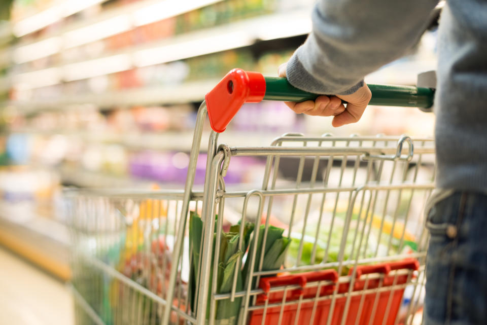 Einkaufswagen haben einige funktionale Bestandteile - darunter findet sich hin und wieder einer, den nicht jeder kennt (Symbolbild: Getty Images)