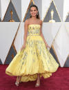 <p>Su Louis Vuitton más icónico es, por el momento, el que eligió para la 88 edición de los Oscars. ¡Parecía la Bella de Disney! (Foto: Gtres). </p>