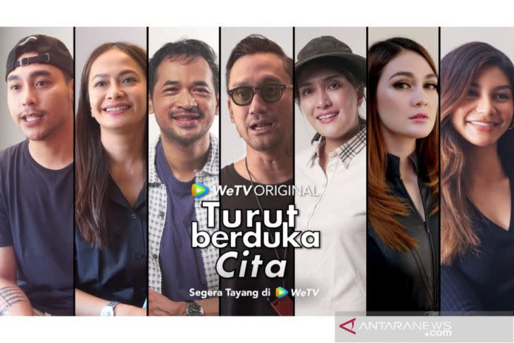 Para pemeran serial original WeTV Indonesia "Turut Berduka Cita" (2022). (ANTARA/WeTV Indonesia)