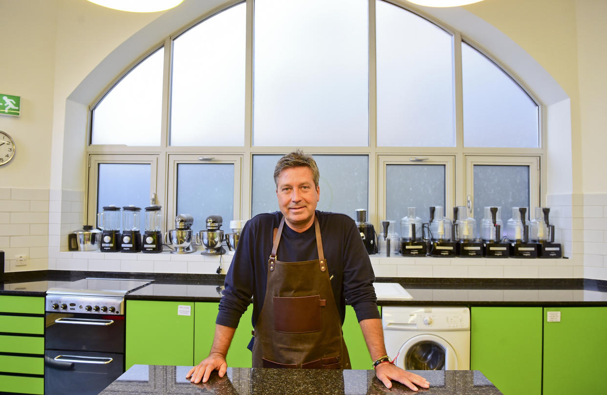 John Torode launches his new book My Kind Of Food at the Central Street Cookery School, London. PRESS ASSOCIATION Photo. Picture date: Thursday September 10, 2015. Photo credit should read: Ian West/PA Wire 