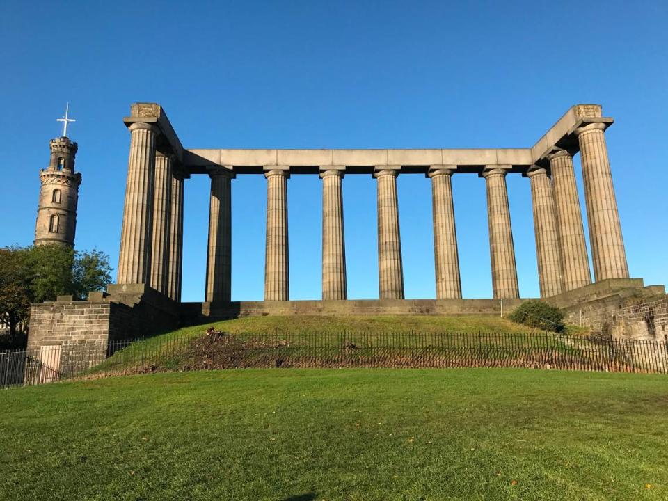 Calton Hill, Monumento Nacional en Edimburgo.