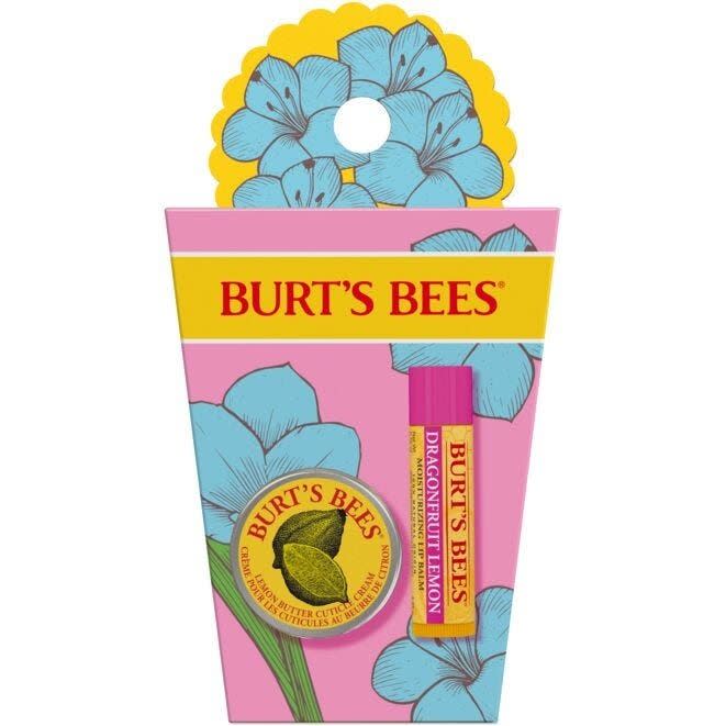 <p><a href="https://go.redirectingat.com?id=74968X1596630&url=https%3A%2F%2Fwww.burtsbees.com%2Fproduct%2Fspring-surprise-gift-set-dragonfruit-lemon-lip-balm%2F&sref=https%3A%2F%2Fwww.goodhousekeeping.com%2Fholidays%2Feaster-ideas%2Fg5086%2Feaster-gifts-for-adults%2F" rel="nofollow noopener" target="_blank" data-ylk="slk:Shop Now;elm:context_link;itc:0;sec:content-canvas" class="link ">Shop Now</a></p><p>Surprise Gift Set</p><p>$4.99</p>