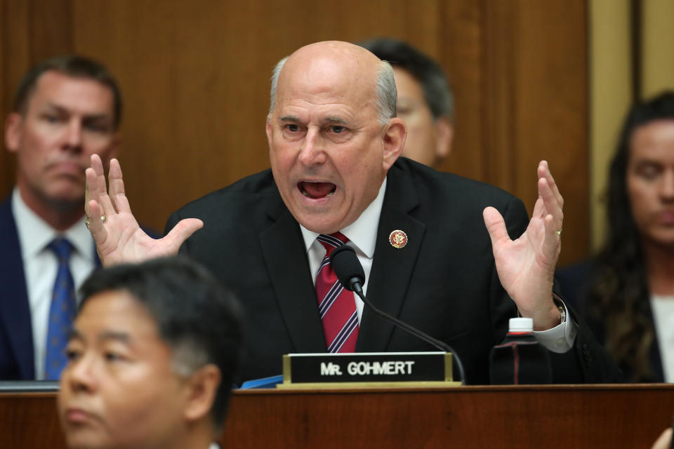 House Judiciary Committee member Louie Gohmert, R-Texas, questions former special counsel Robert Mueller as he testifies before the House Judiciary Committee about his report on Russian interference in the 2016 presidential election. (Photo: Win McNamee/Getty Images)