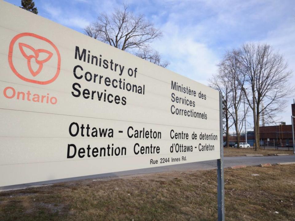 In late spring 2021, about 35 per cent of inmates at the Ottawa jail had at least one dose of a COVID-19 vaccine. That population has changed, but still fewer than half of the current inmates have their first dose. (Andrew Lee/CBC - image credit)