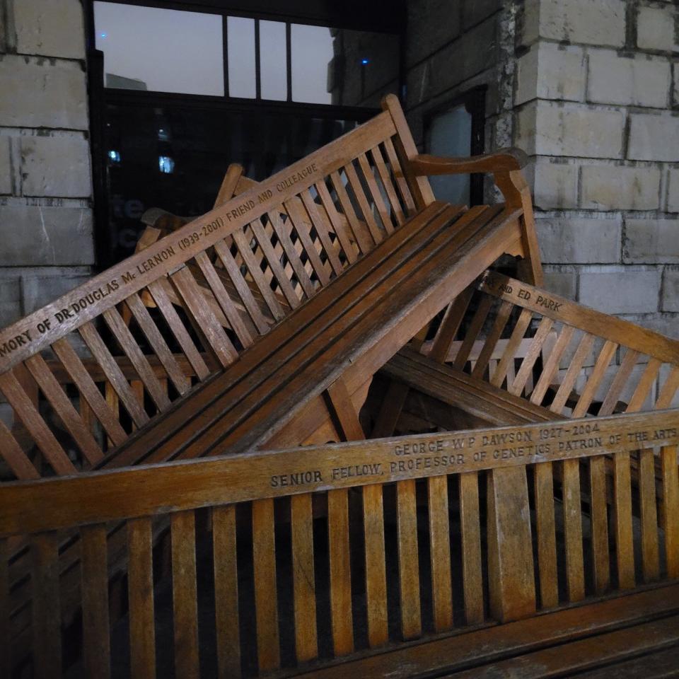 Students at Trinity College Dublin protesting Israel's war in Gaza have built an encampment that forced the university to restrict campus access on Saturday and close the Book of Kells exhibition, one of Ireland's top tourist attractions.