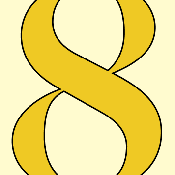 a yellow circle with a black center