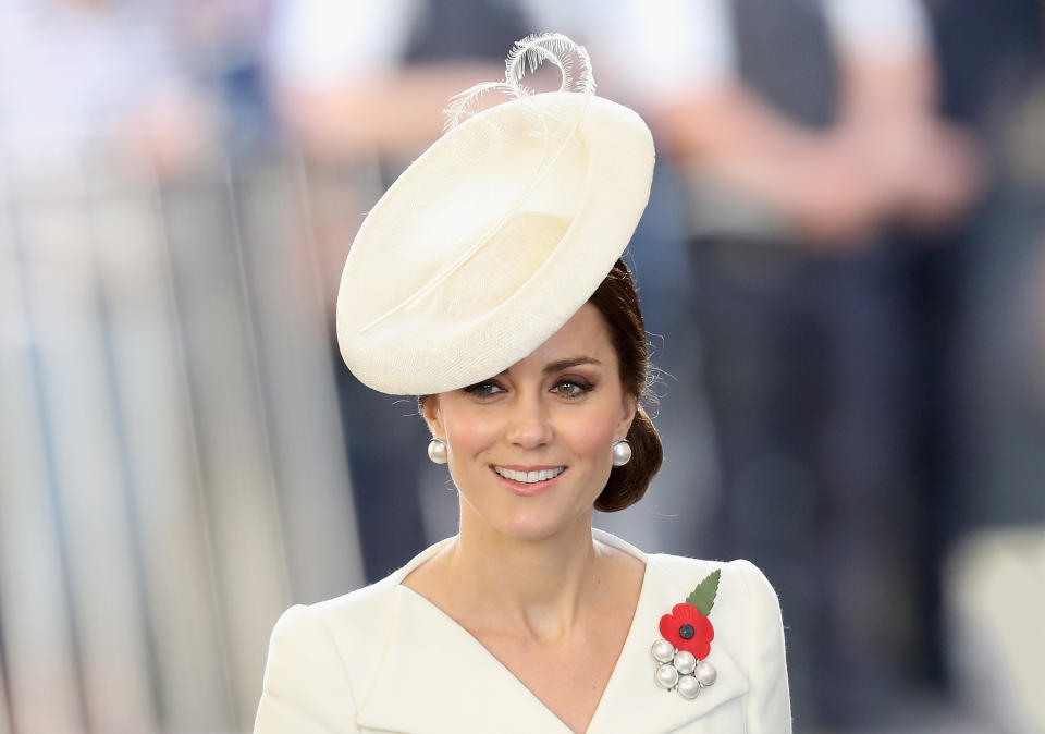 The Duchess of Cambridge has apparently been buying duplicates of outfits in order to remain looking perfect [Photo: PA]