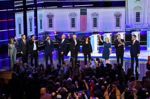 The second of two nationally televised debates featured heavyweights like former vice-president Joe Biden and Bernie Sanders
