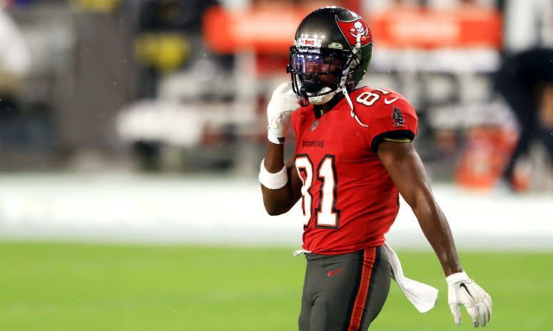 Tampa Bay Buccaneers wide receiver Antonio Brown against New Orleans.