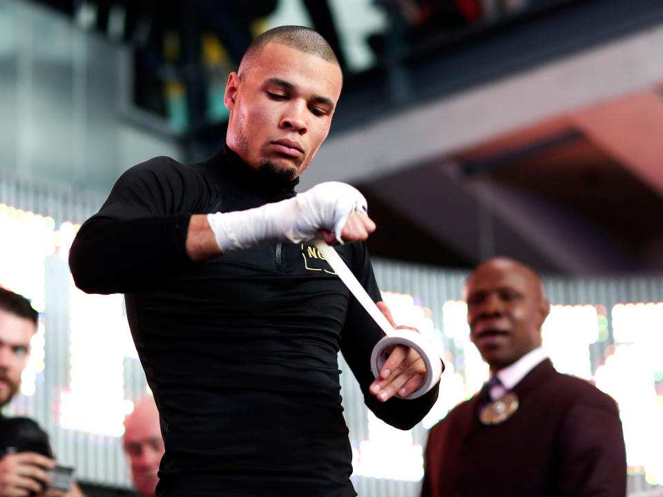 Chris Eubank Jr and George Groves go head to head in Manchester on Saturday evening: Getty