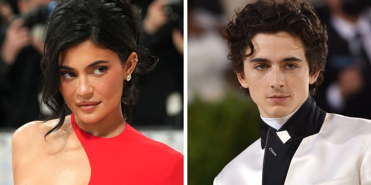 kylie jenner and timothee chalamet