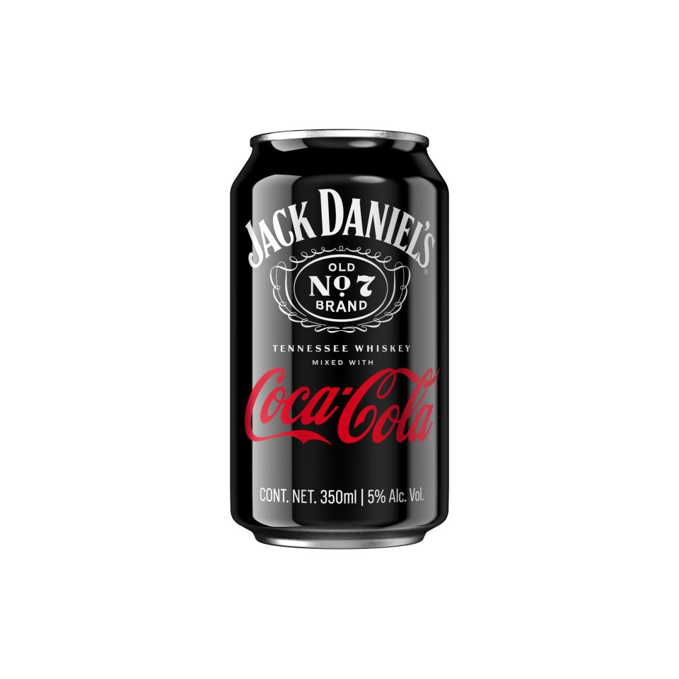 Jack Daniel's coca Cola Ready to drink black and red cans