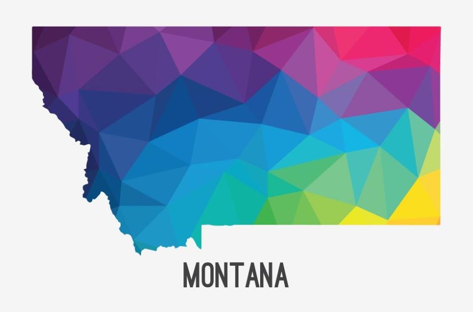 Montana Rainbow State Map List USA States Worst LGBTQ Laws