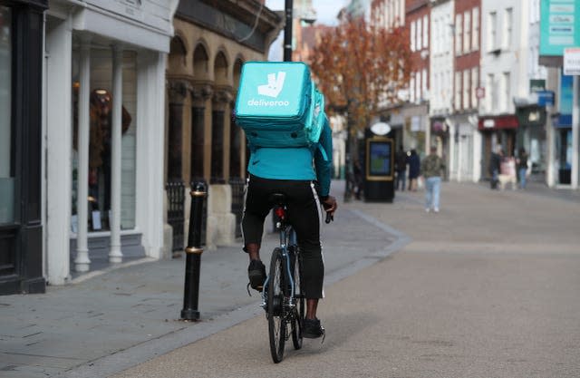 Deliveroo rider