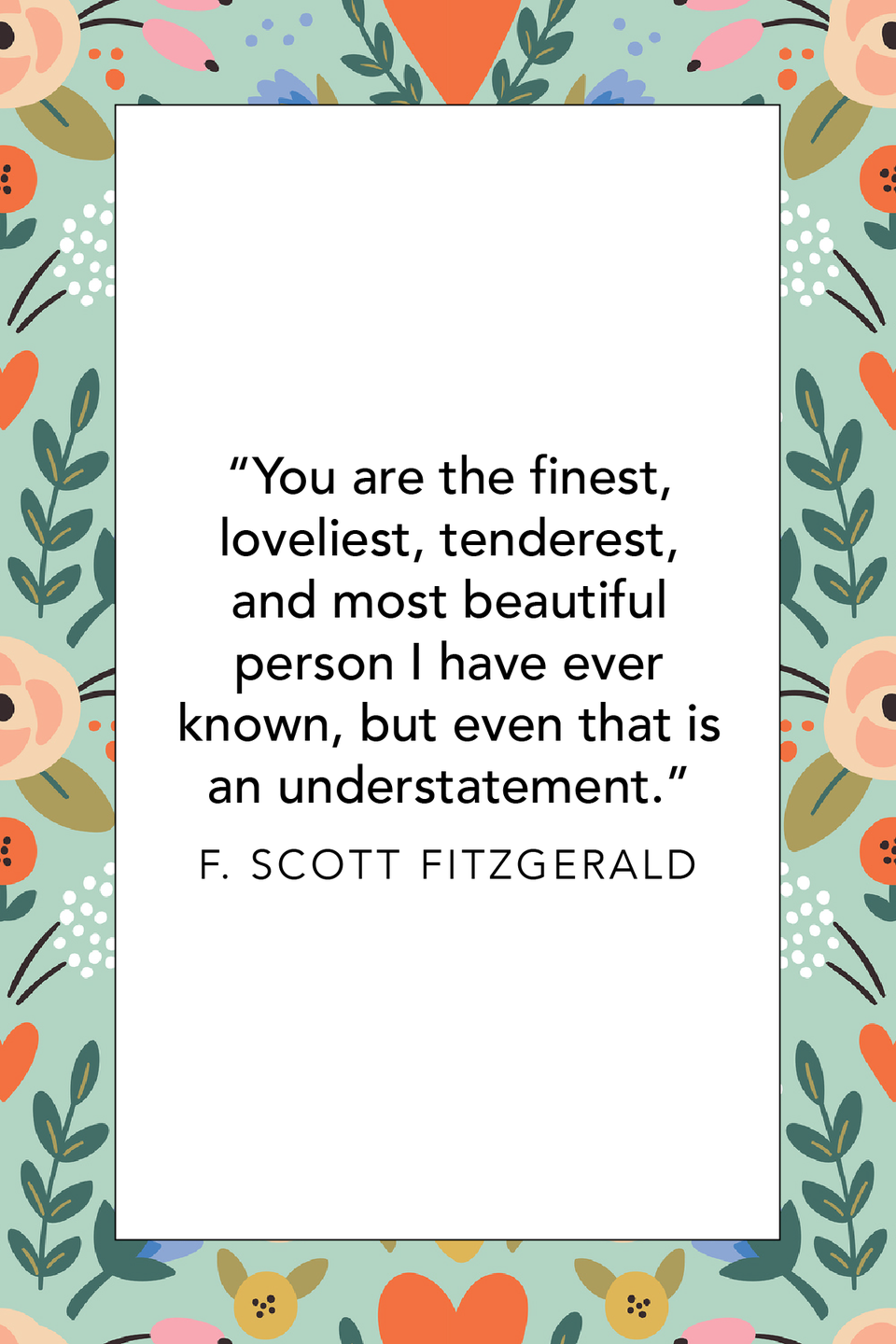 F. Scott Fitzgerald