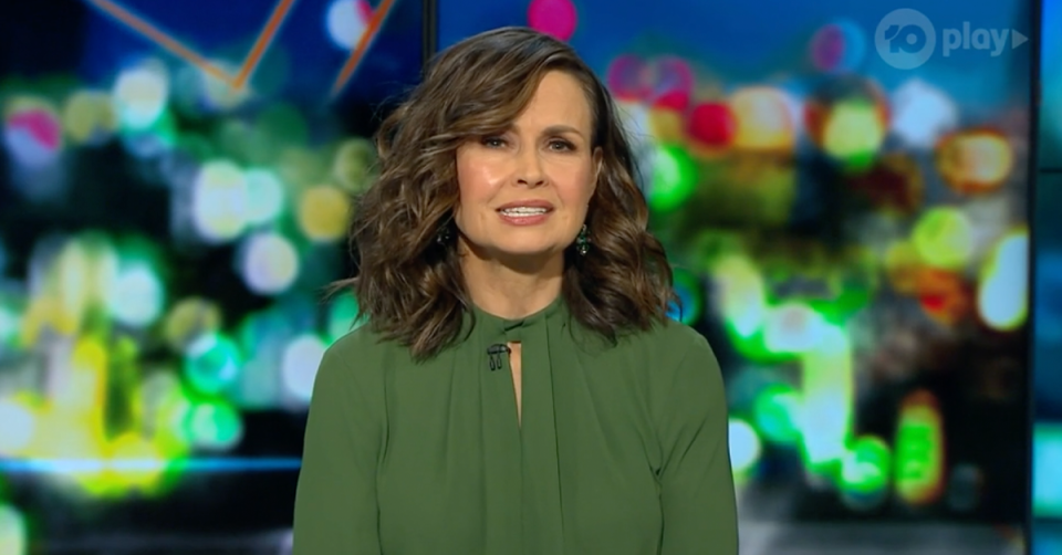 Lisa Wilkinson on The Project.
