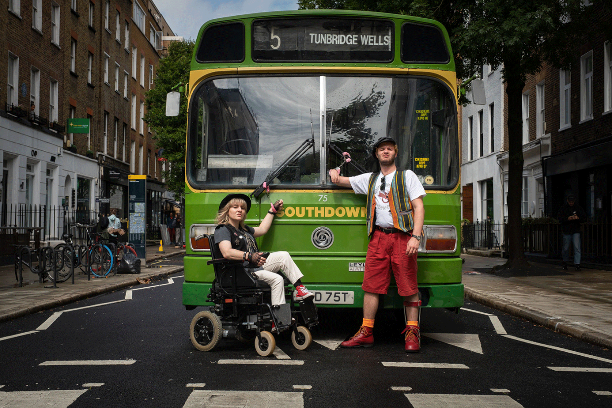 The film tells the story of 90s disability rights campaigners. (BBC)