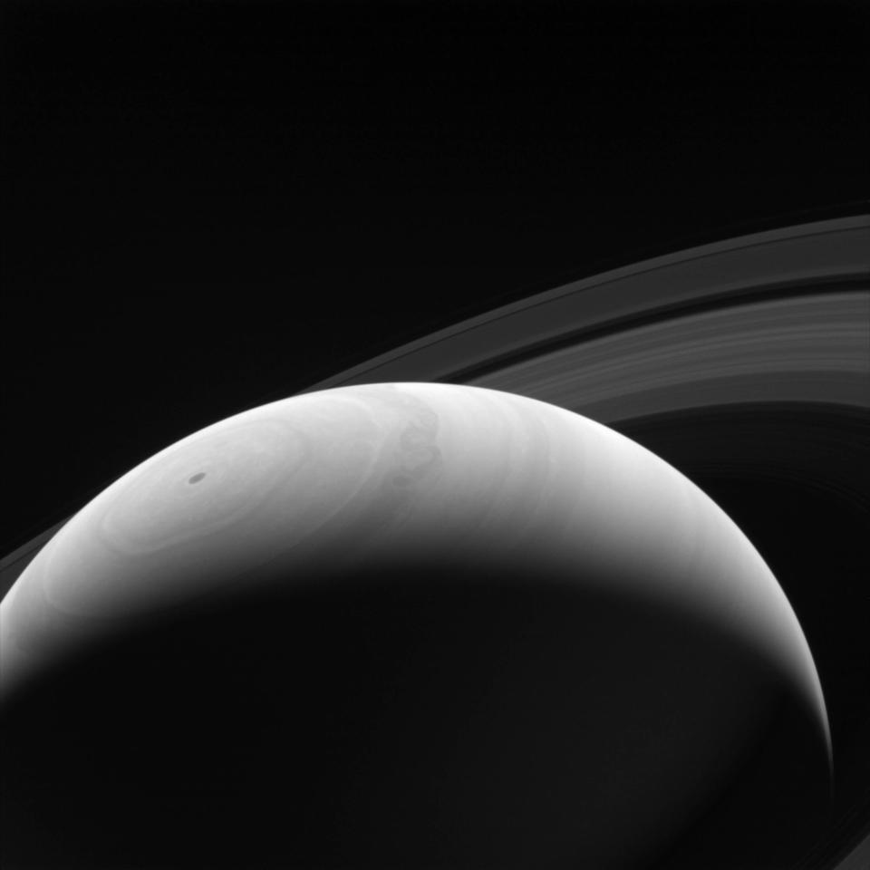 A <a href="http://www.jpl.nasa.gov/spaceimages/details.php?id=PIA18289" target="_blank">new day dawns on Saturn</a>. The image was taken with the Cassini spacecraft's wide-angle camera on Aug. 23.