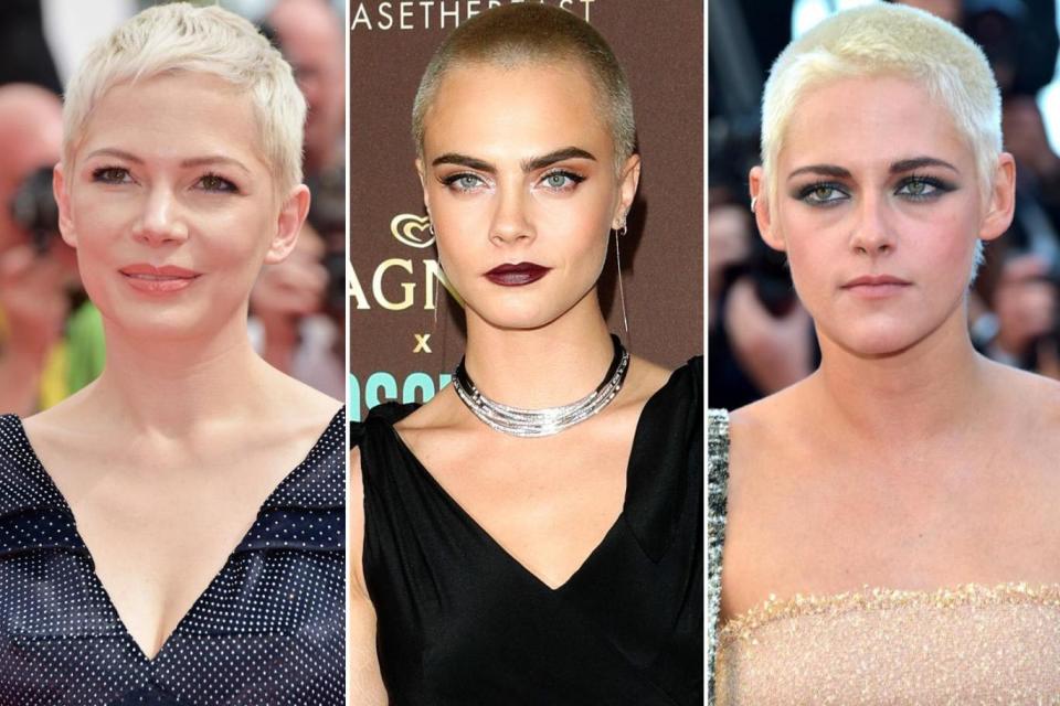 Michelle Williams, Cara Delevingne and Kristen Stewart (Getty Images)