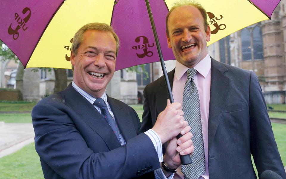 Nigel Farage and Douglas Carswell - REUTERS/Suzanne Plunkett