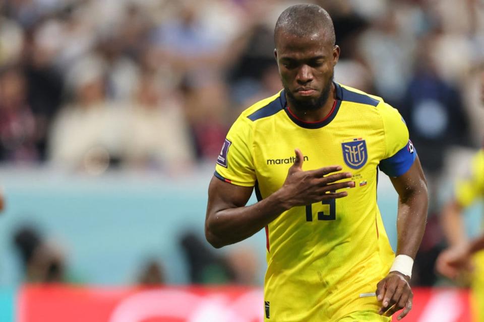 Valencia struck twice to defeat Qatar (AFP via Getty Images)