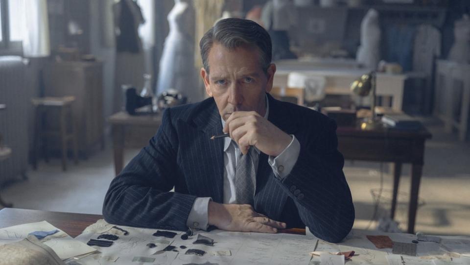 Ben Mendelsohn as Christian Dior in The New Look.