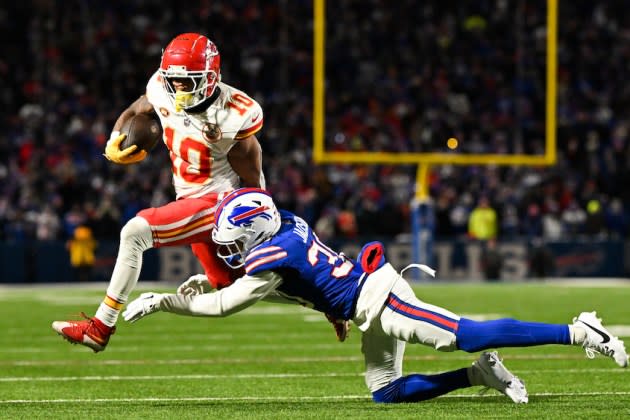 Led by Chiefs-Bills thriller, NFL divisional round averages record