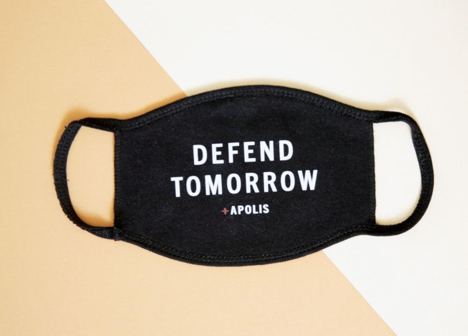 Made-to-order tote brand Apolis masks