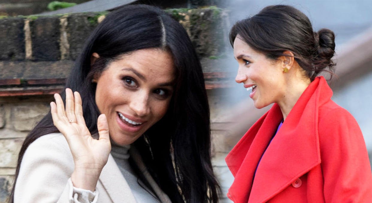 How has the Duchess of Sussex stayed grey hair free during pregnancy? [Photo: Getty]