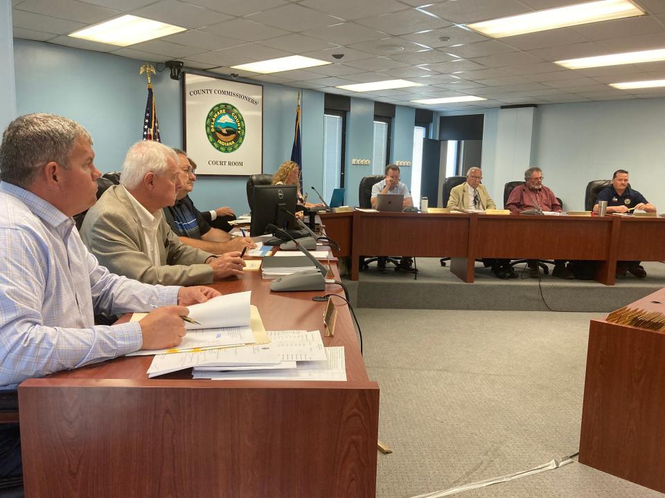 The Delaware County Council at their August meeting where the future of the county health department and the Health First Indiana program was discussed.