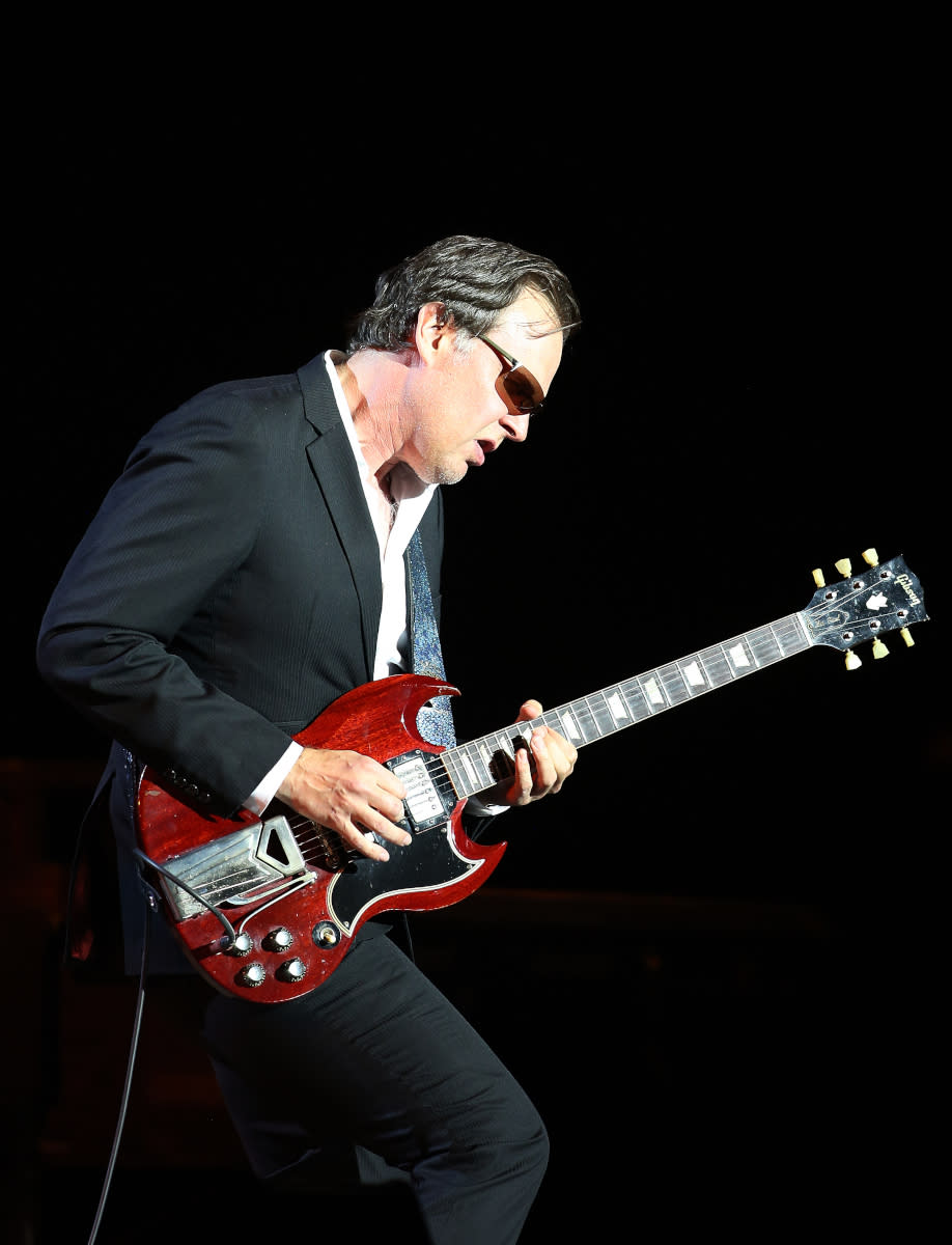 Joe Bonamassa performs at the Brighton Centre on April 23, 2022 in Brighton, England.