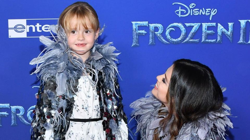 The sisters walked the carpet together at the premiere of 'Frozen 2' in matching outfits.