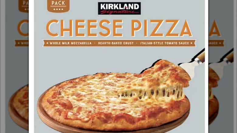Cheese pizzas from Kirkland 