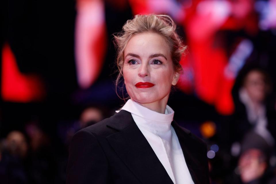 Η Nina Hoss στην πρεμιέρα του Tár κατά τη διάρκεια του 73ου Διεθνούς Φεστιβάλ Κινηματογράφου της Berlinale 2023 (Getty Images)