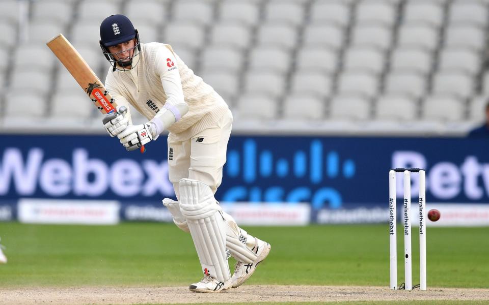 Zak Crawley of England bats during Day Four of the 2nd Test Match in the #RaiseTheBat Series between England and The West Indies at Emirates Old Trafford on July 19, 2020 in Manchester, England.  - GETTY IMAGES