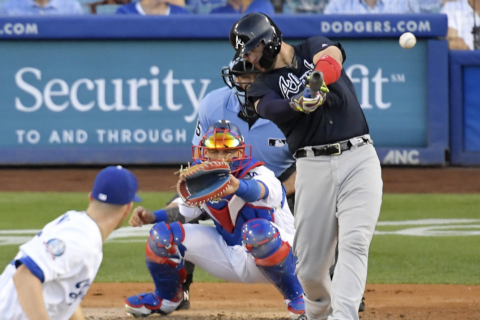 Nick Elam’s concept for the strike zone is to encourage batters to put the ball in play early in the count by expanding the size of the strike zone as a plate appearance continues. (AP)