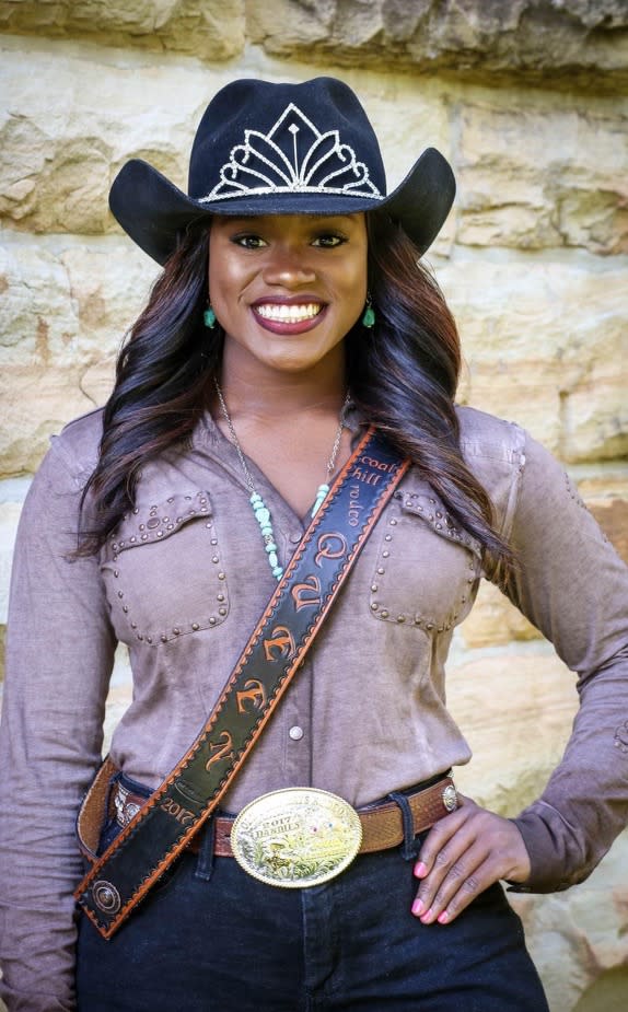 Ja'Dayia Kursh, Arkansas' first Black rodeo queen (Peggy Barger)