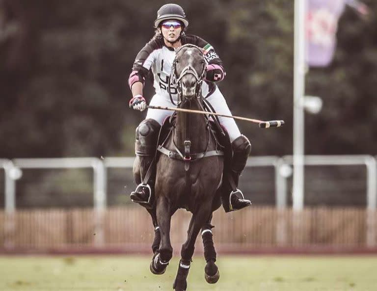 Sheika Maitha tiene 41 años y es la dueña del equipo de UAE Polo Team