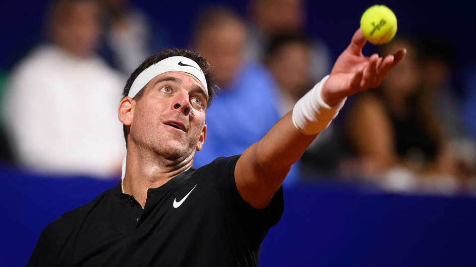 Juan Martin del Potro retired from tennis in front of his home fans in Argentina in 2022. (Photo by Manuel Cortina/SOPA Images/LightRocket via Getty Images)