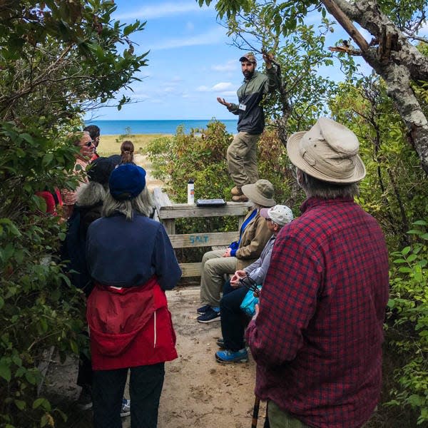 Cape Cod Museum of Natural History archeologist Dan Zoto is leading a guided walk of Wing Island at 1 p.m. on May 18