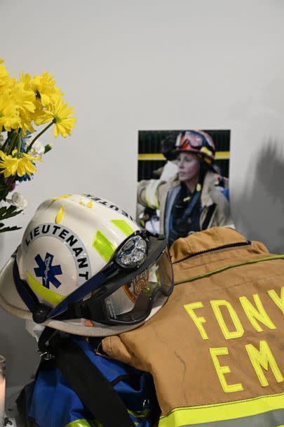 PHOTO: A memorial for Lieutenant Alison Russo-Ellin. (FDNY)