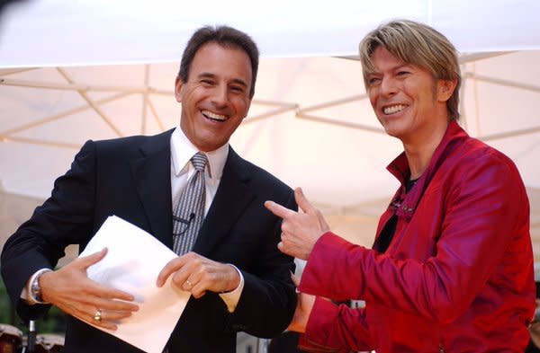 David Bowie and Matt Lauer