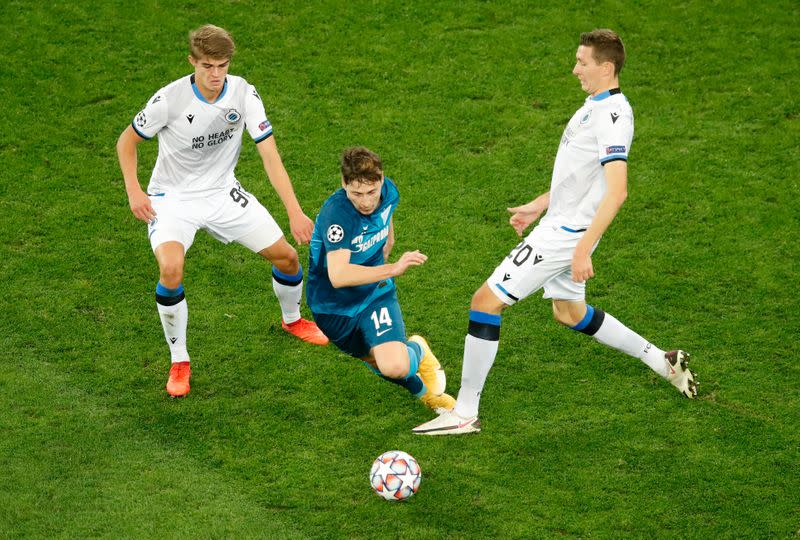 Champions League - Group F - Zenit Saint Petersburg v Club Brugge