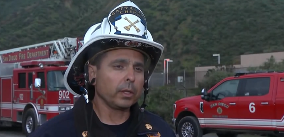 SDFD Battalion Chief Oscar Rodriguez said that multiple types of injuries were sustained after the incident (NBC7)