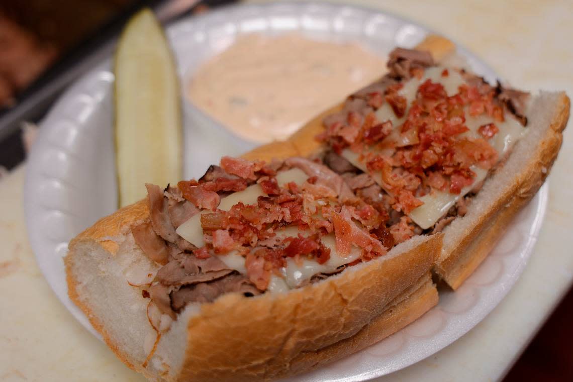 Andy’s Special from Andy’s Deli is a variation of a sandwich found at many restaurants in Columbia. The sandwich features turkey, roast beef, Swiss cheese and bacon bits.