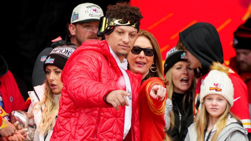 Randi and Patrick Mahomes, 2023