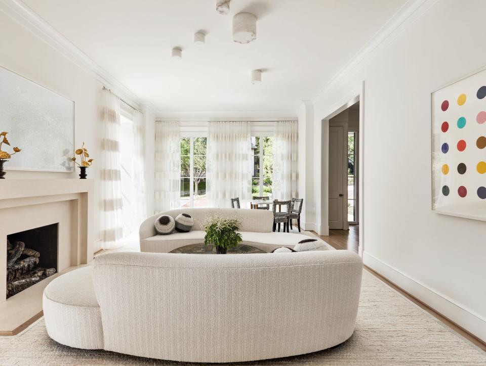 white living room